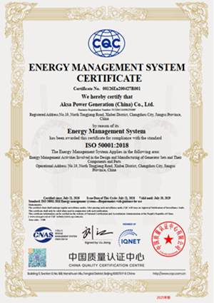 ISO50001 Certificate